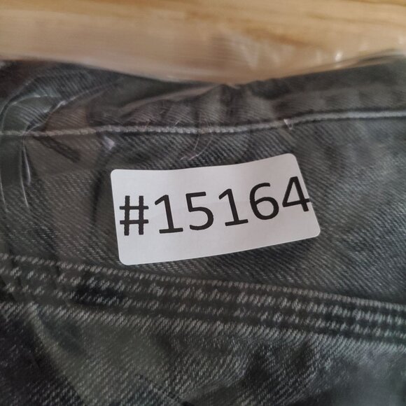 Purple Brand Shorts Mens 28 Black Distressed Ripped Denim Mid Rise Raw Hem Jorts - Picture 15 of 15